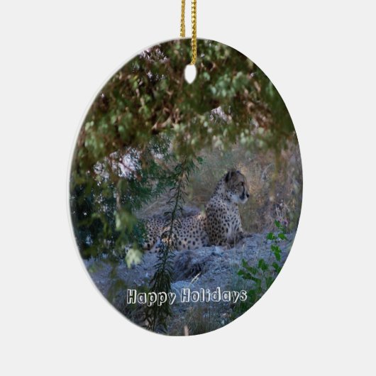 cheetah keramisch ornament (Rechts)