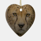 Cheetah kerstversiering keramisch ornament (Rechts)