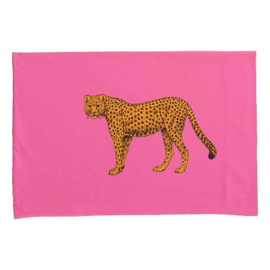 Cheetah Kussensloop (Voorkant-Rechts)