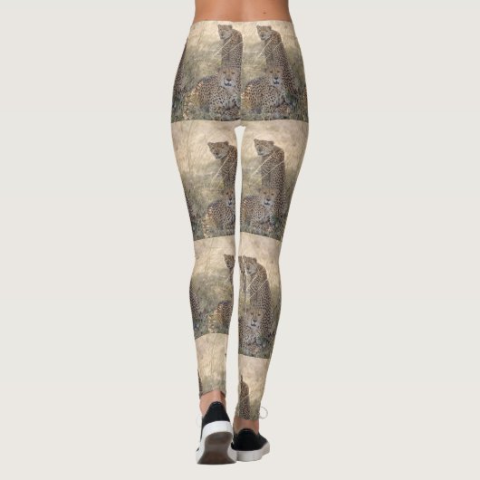 Cheetah Leggings (Achterkant)