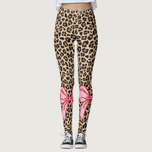 Cheetah Leggings Klassiek Bruin