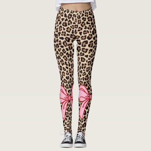 Cheetah Leggings | Klassiek Bruin (Voorkant)
