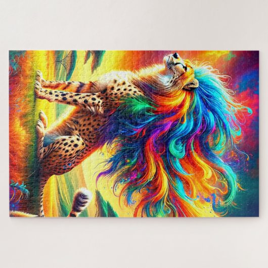 Cheetah Legpuzzel (Horizontaal)