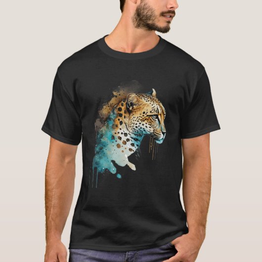 Cheetah Leopard Big Cat Panther Safari Trip Wildli T-shirt (Voorkant)