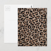 cheetah leopard briefkaart (Voorkant / Achterkant)