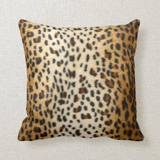 Cheetah Leopard Faux Animal Print Kussen