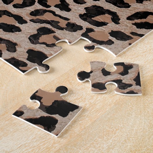 cheetah leopard legpuzzel (Zijkant)