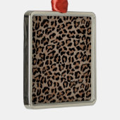 cheetah leopard metalen ornament (Rechts)