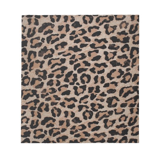 cheetah leopard notitieblok (Voorkant)