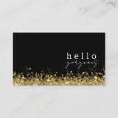 Cheetah Leopard Print Hallo geweldige elegant Visitekaartje (Voorkant)