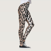 Cheetah Leopard Print met twee tongen Leggings (Rechts)