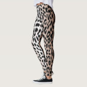 Cheetah Leopard Print met twee tongen Leggings (Links)