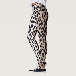 Cheetah Leopard Print met twee tongen Leggings