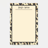 Cheetah Leopard Print Tan Light Brown Post-it® Notes (Voorkant)
