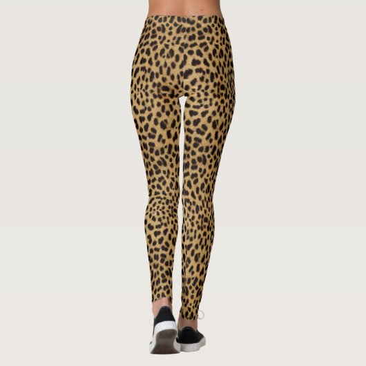 Cheetah/leopard Skin Pattern Leggings (Achterkant)