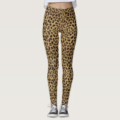 Cheetah/leopard Skin Pattern Leggings (Voorkant)