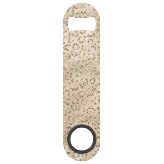 Cheetah Leopard Skin Print Pattern Speed Flessenopener (Achterkant)