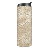 Cheetah Leopard Skin Print Pattern Thermosbeker (Gedraaid links)