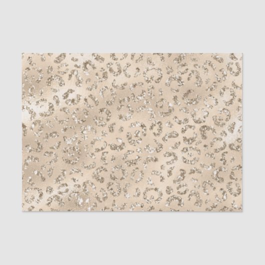 Cheetah Leopard Skin Print Pattern Tissuepapier (Voorkant)