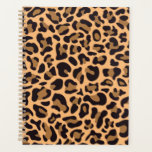 Cheetah Leopard Spots Wild Animal Print Planner<br><div class="desc">Wilde safari en dierlijk oerwoud afdrukken. Moderne chic cheetah,  luipaardehuidafdrukken in bruine kleur.</div>