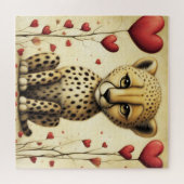 Cheetah Love 2 Legpuzzel (Horizontaal)