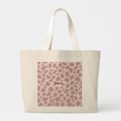 Cheetah Love Grote Tote Bag (Achterkant)