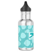 Cheetah Love - Turquoise Glitters Simulate Waterfles (Links)