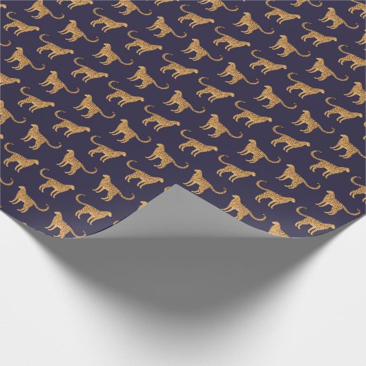 Cheetah, luipaard cadeaupapier (Hoek)