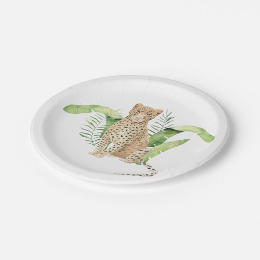 Cheetah, luipaard, Oerwoud, Oerwouden Papieren Bordje (Gekanteld)