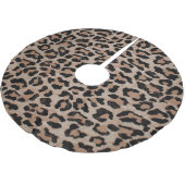 Cheetah luipaard print Kerstmis boom rok Kerstboom Rok (Gekanteld)