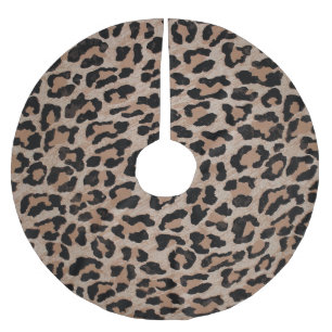 Cheetah luipaard print Kerstmis boom rok Kerstboom Rok