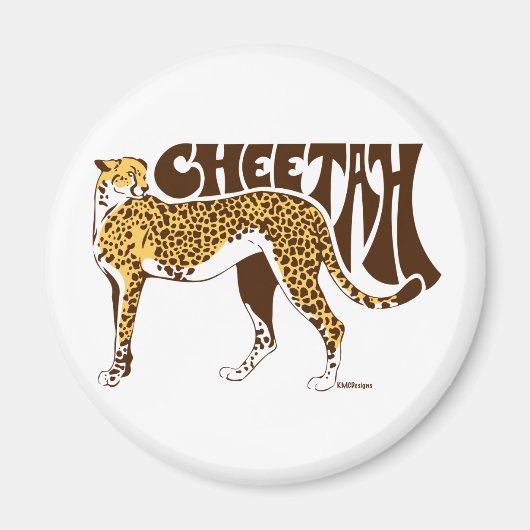 Cheetah Magneet (Voorkant)