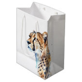 Cheetah Medium Cadeauzakje (Voorkant Gekanteld)