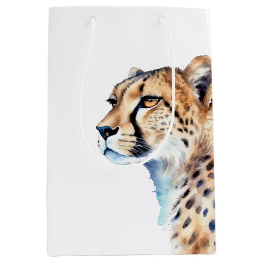 Cheetah Medium Cadeauzakje (Voorkant)
