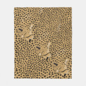 Cheetah Medium Fleece Blanket Deken (Voorkant)