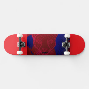 Cheetah Meisje Geest Skateboard