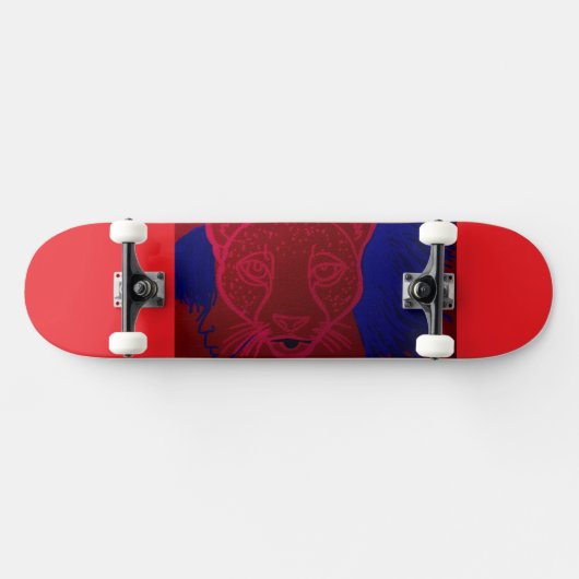 Cheetah Meisje Geest Skateboard (Horizontaal)