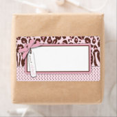 Cheetah Meisje Naam Tag Etiket (Insitu)