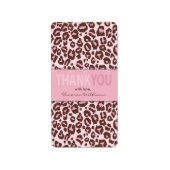 Cheetah Meisje TY Mini Hershey Bar Label (Voorkant)