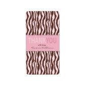 Cheetah Meisje TY Mini Hershey Bar Label ZB (Voorkant)