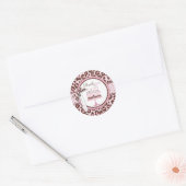 Cheetah Meisje Verjaardag TY Sticker (Envelop)
