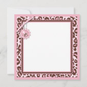 Cheetah Meisje Vierkant Roze C (Achterkant)
