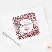Cheetah Meisje Zakelijke Sticker 2 (Envelop)