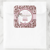 Cheetah Meisje Zakelijke Sticker 2 (Tas)