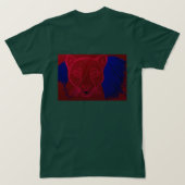 Cheetah Meisjesgeest T-shirt (Design achterkant)