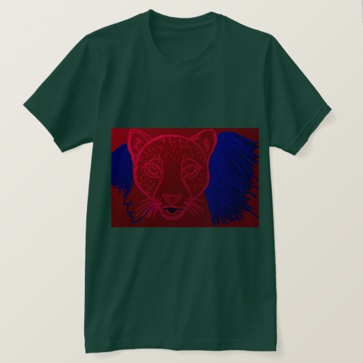 Cheetah Meisjesgeest T-shirt (Design voorkant)