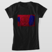 Cheetah Meisjesgeest T-shirt (Laag Achter)
