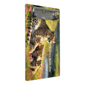 Cheetah moeder en welpen mini klembord (Schuin)