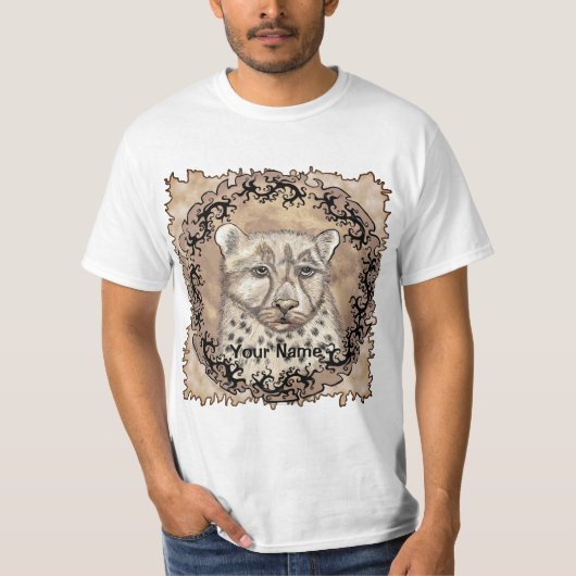 Cheetah Moon  T-Shirt (Voorkant)