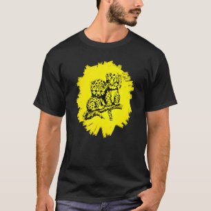Cheetah Motief Roofdier Kat Dier Jachtluipaarden T-shirt